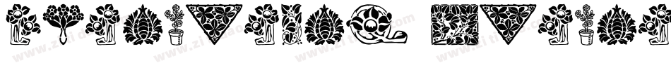 ornamental penmanshi字体转换